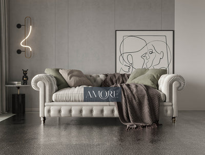 Valora England Newport 3 Seater Fabric Sofa