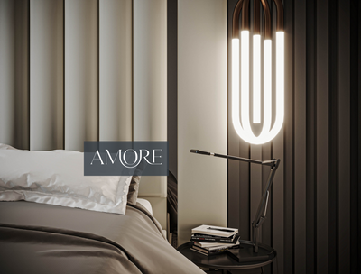 Aurora Wide Extended Headboard Mirror Stripe Panelled Bed, extended headboard bed, cream bed, new bed, wide headboard bed, upholstered bed, bed frame, fabric bed, bed in uk 